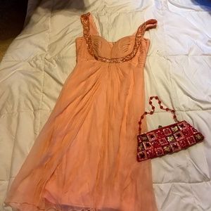 Tadashi pink cocktail dress